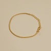 Hip-hop Simple Style Solid Color Stainless Steel Plating Chain 18k Gold Plated Bracelets