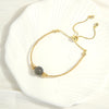 Basic Simple Style Round Freshwater Pearl Stone Copper Plating Inlay Zircon 18k Gold Plated Bracelets Earrings Necklace