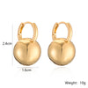 1 Pair Casual Elegant Simple Style Geometric Plating Copper 18k Gold Plated Earrings