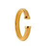 Simple Style Classic Style Solid Color Stainless Steel Plating 18k Gold Plated Bangle