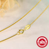 Simple Style Geometric Solid Color Sterling Silver Plating Necklace