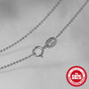 Simple Style Geometric Solid Color Sterling Silver Plating Necklace