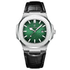 Casual Color Block Buckle Quartz Men'S Watches