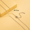 Simple Style Solid Color Stainless Steel Plating 18k Gold Plated Necklace