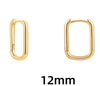 1 Pair Simple Style Classic Style Heart Shape Plating Stainless Steel Gold Plated Earrings