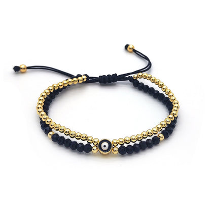 Simple Style Classic Style Heart Shape Freshwater Pearl Copper Beaded Plating Inlay Rhinestones 18k Gold Plated Bracelets