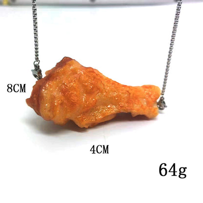 Streetwear Chicken Pvc Unisex Pendant Necklace 1 Piece