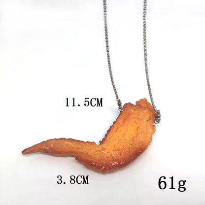 Streetwear Chicken Pvc Unisex Pendant Necklace 1 Piece