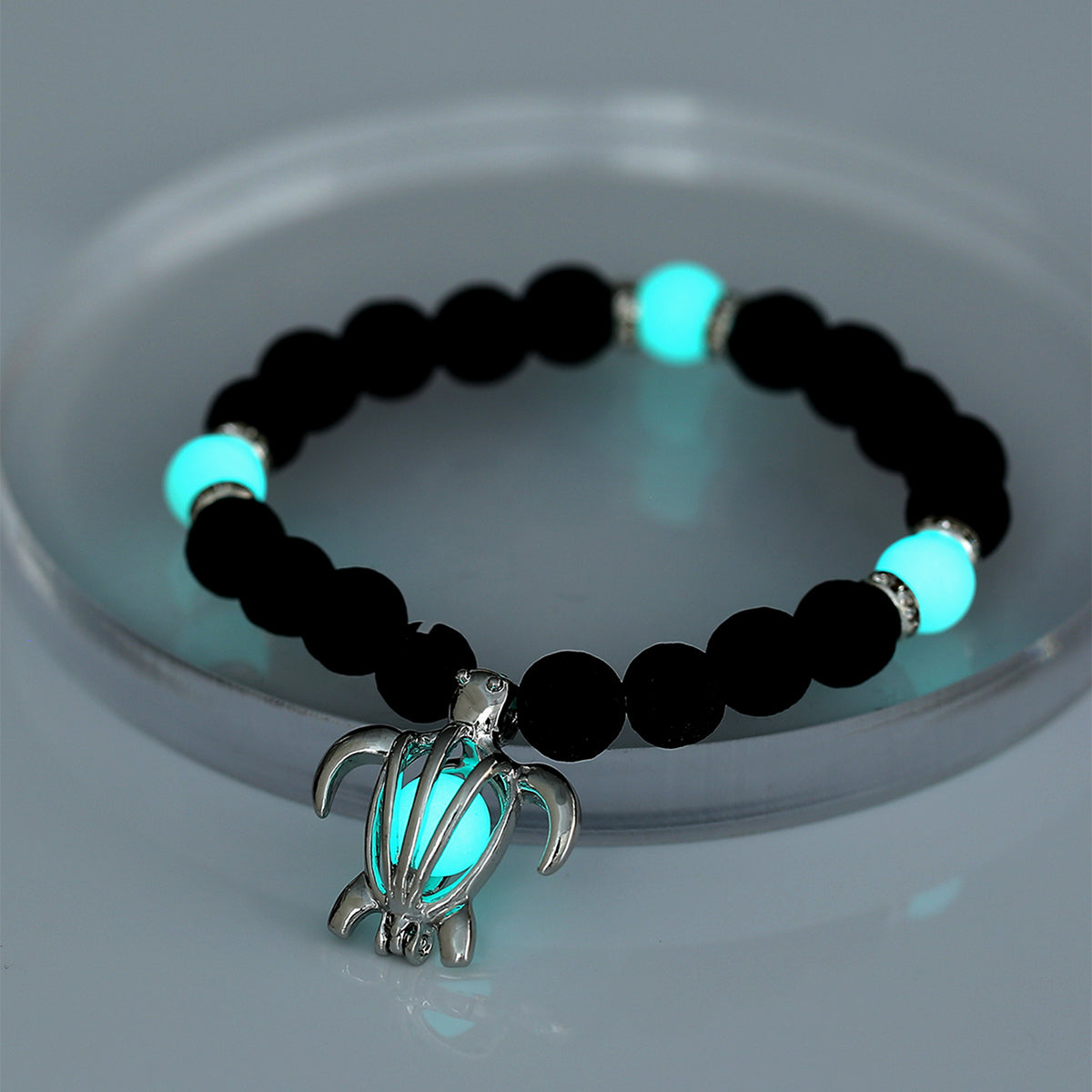 Turquoise Lotus Halloween Luminous Anklet Bracelet