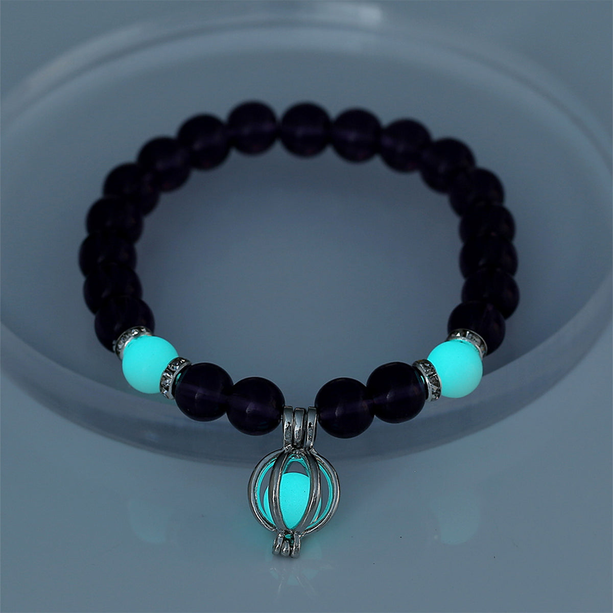 Turquoise Lotus Halloween Luminous Anklet Bracelet