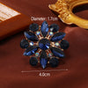 Shiny Flower Gold Plated Rhinestones Alloy Wholesale Open Rings