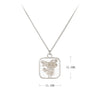 Simple Style Flower Sterling Silver Plating Gold Plated Pendant Necklace