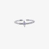 Fashion Geometric Copper Inlay Zircon Open Ring 1 Piece