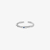 Fashion Geometric Copper Inlay Zircon Open Ring 1 Piece