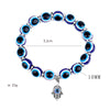 Fashion Devil'S Eye Synthetic Resin Beaded Unisex Bracelets