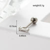 Lady Geometric Plating Stainless Steel Ear Studs