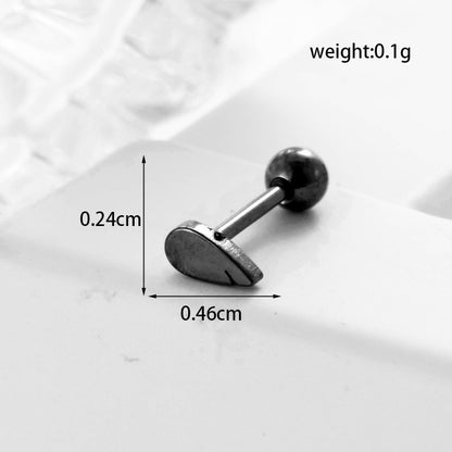 Lady Geometric Plating Stainless Steel Ear Studs