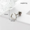 Lady Geometric Plating Stainless Steel Ear Studs