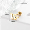 Lady Geometric Plating Stainless Steel Ear Studs