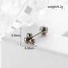 Lady Geometric Plating Stainless Steel Ear Studs