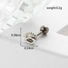 Lady Geometric Plating Stainless Steel Ear Studs