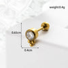 Lady Geometric Plating Stainless Steel Ear Studs