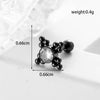 Lady Geometric Plating Stainless Steel Ear Studs