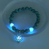 Turquoise Lotus Halloween Luminous Anklet Bracelet