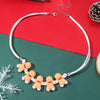 Cartoon Style Santa Claus Gingerbread Snowman Arylic Christmas Women's Necklace