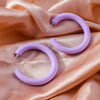 Wholesale Jewelry Simple Style Solid Color Plastic Ear Studs