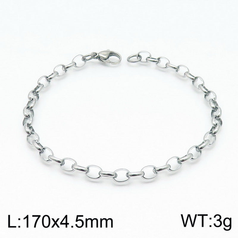 Stainless Steel O-chain Fashion Necklace Bracelet Wholesale Jewelry Gooddiy