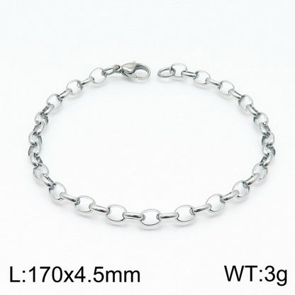 Stainless Steel O-chain Fashion Necklace Bracelet Wholesale Jewelry Gooddiy