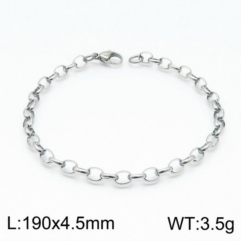 Stainless Steel O-chain Fashion Necklace Bracelet Wholesale Jewelry Gooddiy