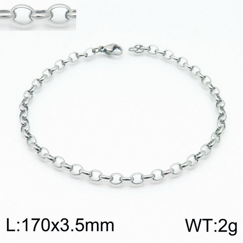 Stainless Steel O-chain Fashion Necklace Bracelet Wholesale Jewelry Gooddiy