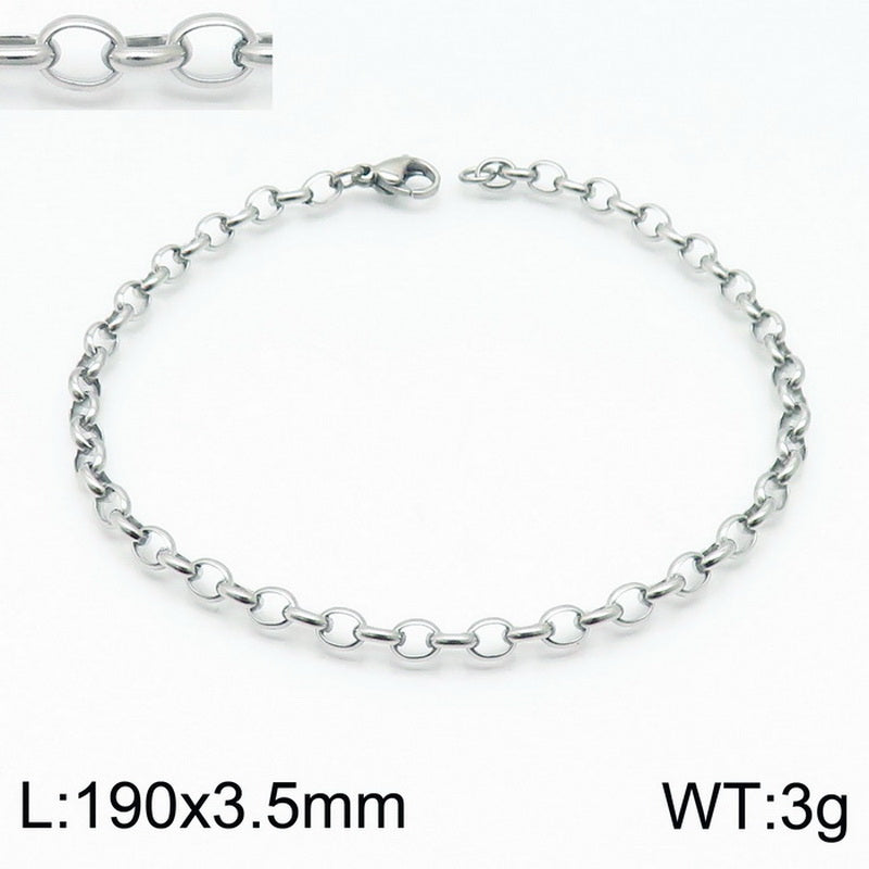 Stainless Steel O-chain Fashion Necklace Bracelet Wholesale Jewelry Gooddiy