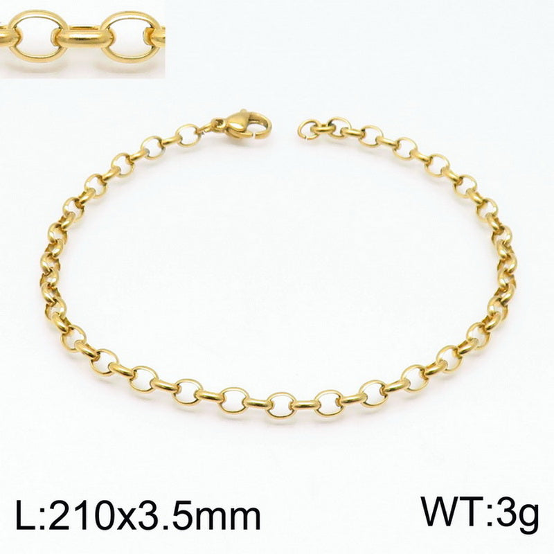 Stainless Steel O-chain Fashion Necklace Bracelet Wholesale Jewelry Gooddiy