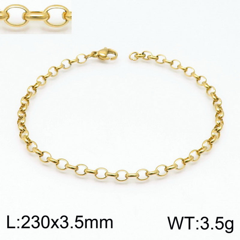 Stainless Steel O-chain Fashion Necklace Bracelet Wholesale Jewelry Gooddiy