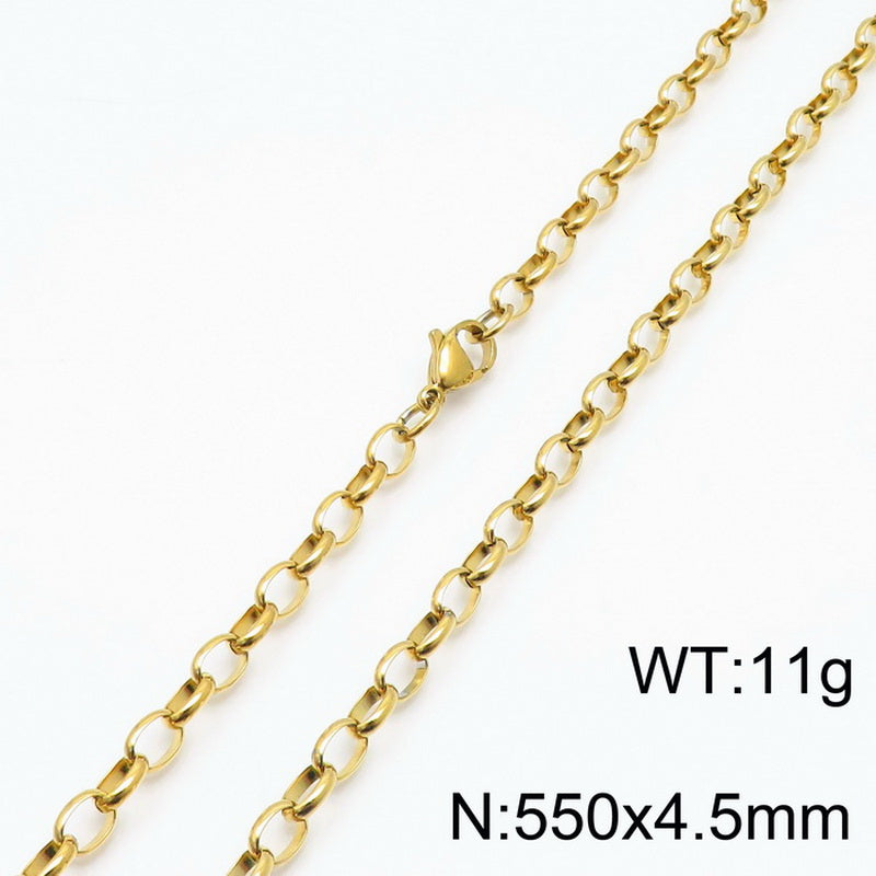 Stainless Steel O-chain Fashion Necklace Bracelet Wholesale Jewelry Gooddiy