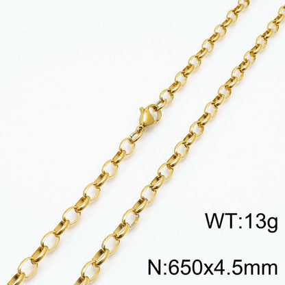 Stainless Steel O-chain Fashion Necklace Bracelet Wholesale Jewelry Gooddiy