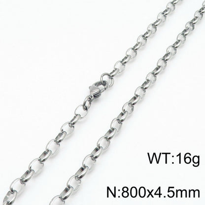 Stainless Steel O-chain Fashion Necklace Bracelet Wholesale Jewelry Gooddiy