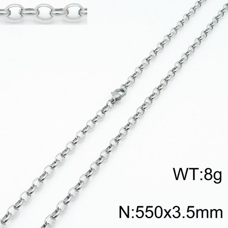 Stainless Steel O-chain Fashion Necklace Bracelet Wholesale Jewelry Gooddiy