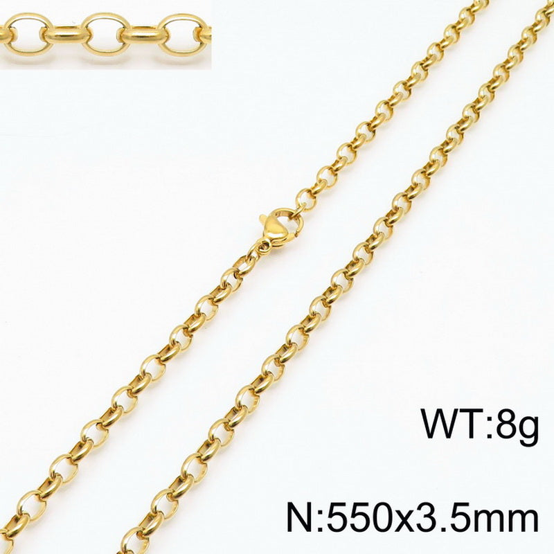 Stainless Steel O-chain Fashion Necklace Bracelet Wholesale Jewelry Gooddiy