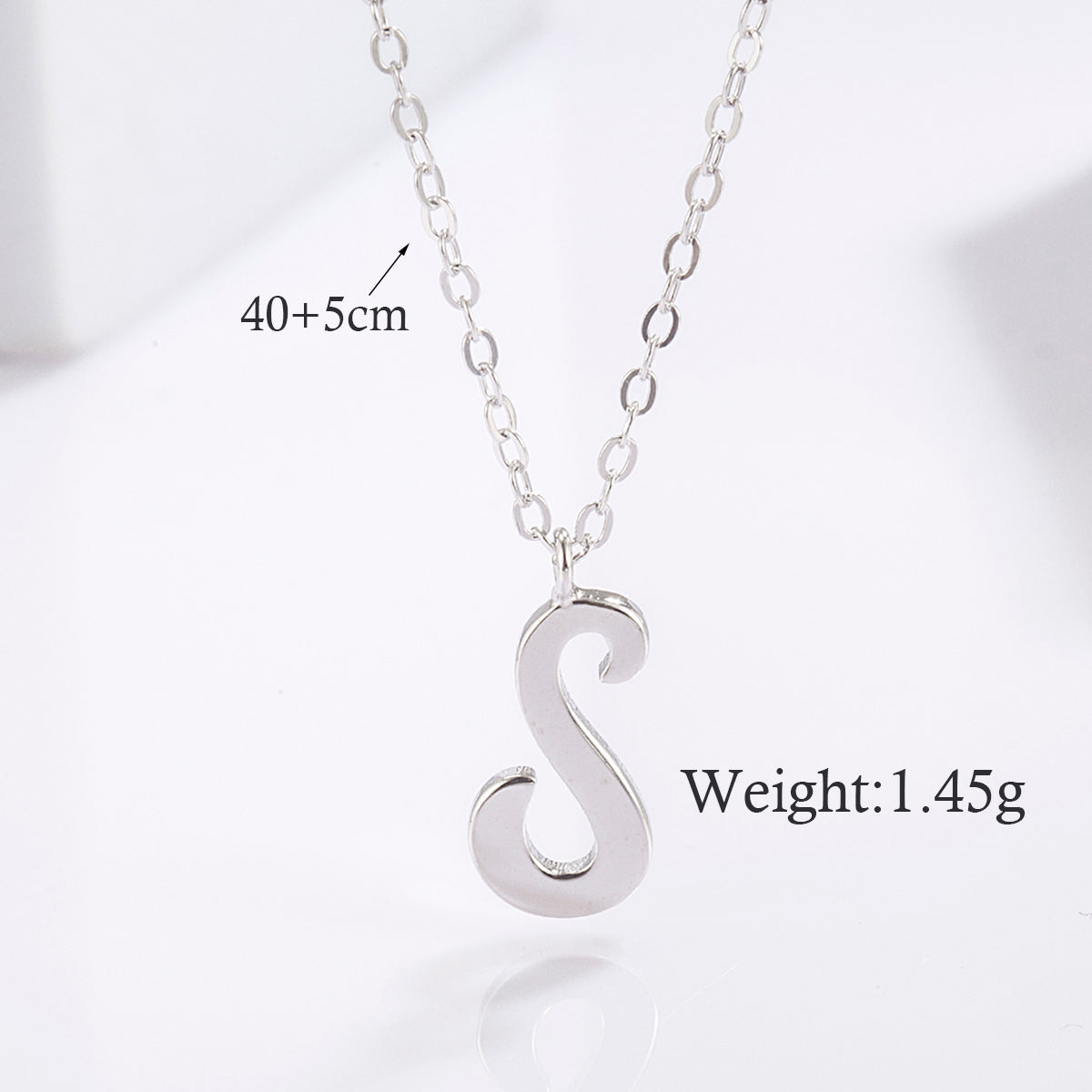 Simple Style Commute Cross Letter Sterling Silver Plating Inlay Zircon White Gold Plated Pendant Necklace