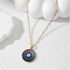 Simple Style Classic Style Devil's Eye Alloy Women's Earrings Necklace