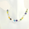 Vintage Style Eye Plastic Resin Freshwater Pearl Beaded Plating 18k Gold Plated Women's Necklace