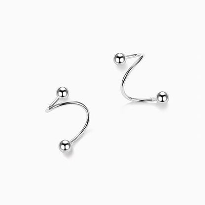 1 Pair Simple Style Star Moon Plating Sterling Silver 18k Gold Plated Rhodium Plated Ear Studs