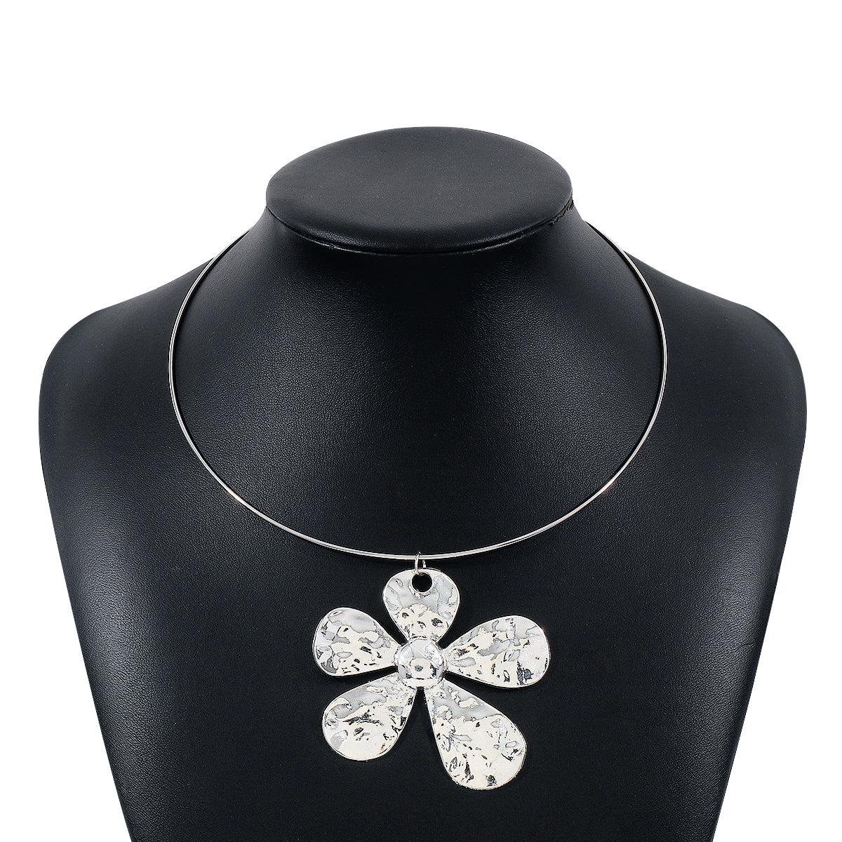 Exaggerated Modern Style Simple Style Flower Alloy Wholesale Pendant Necklace