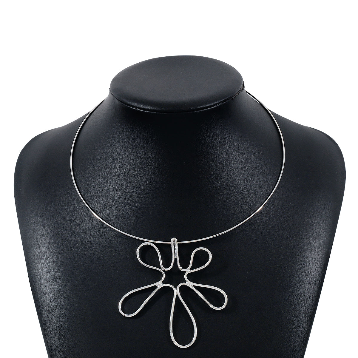 Exaggerated Modern Style Simple Style Flower Alloy Wholesale Pendant Necklace