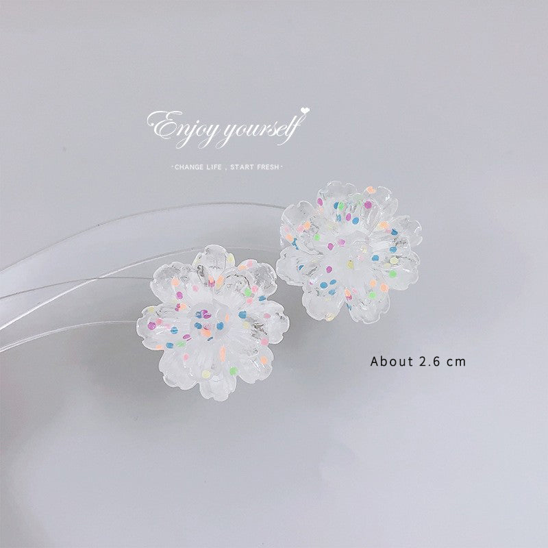 1 Pair Casual Simple Style Flower Flowers Copper Alloy Ear Studs