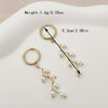 Wholesale Elegant Geometric Solid Color Stainless Steel Plating 14k Gold Plated Jewelry Set